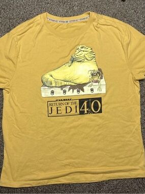 Star Wars Yellow Return of the Jedi 40 Graphic Tee